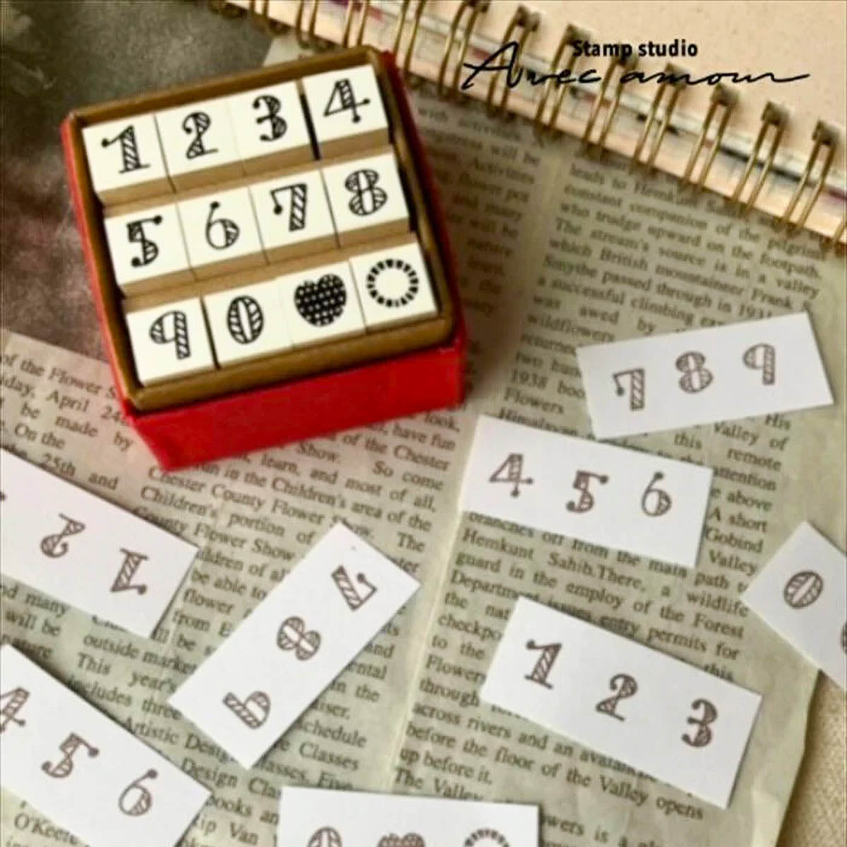 Stempel (Gummi) - Petit Numbers - Serie 1