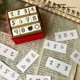 Stempel (Gummi) - Petit Numbers - Serie 1