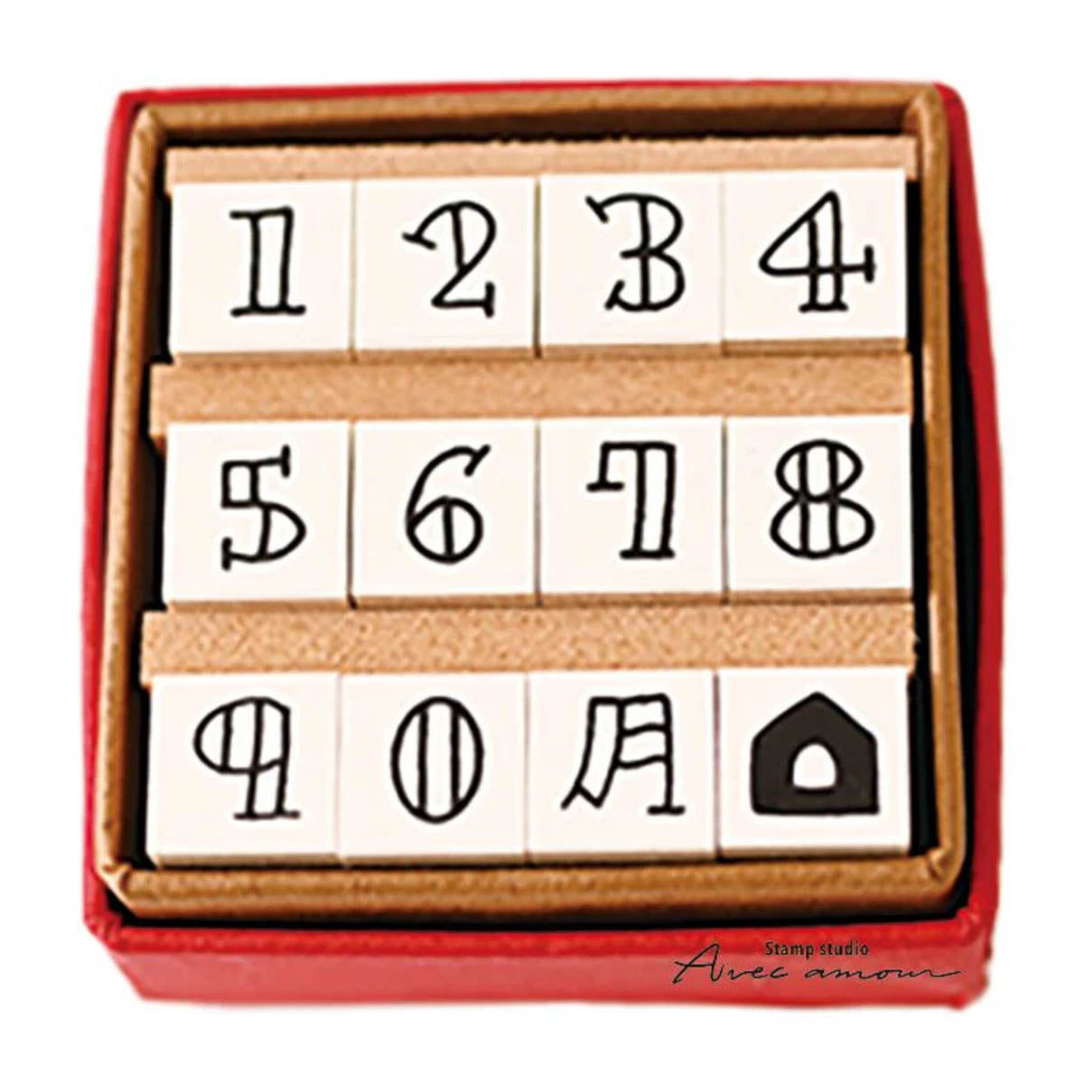 Stempel (Gummi) - Petit Numbers - Serie 1