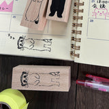 Stempel (Gummi) - Animals (standing)