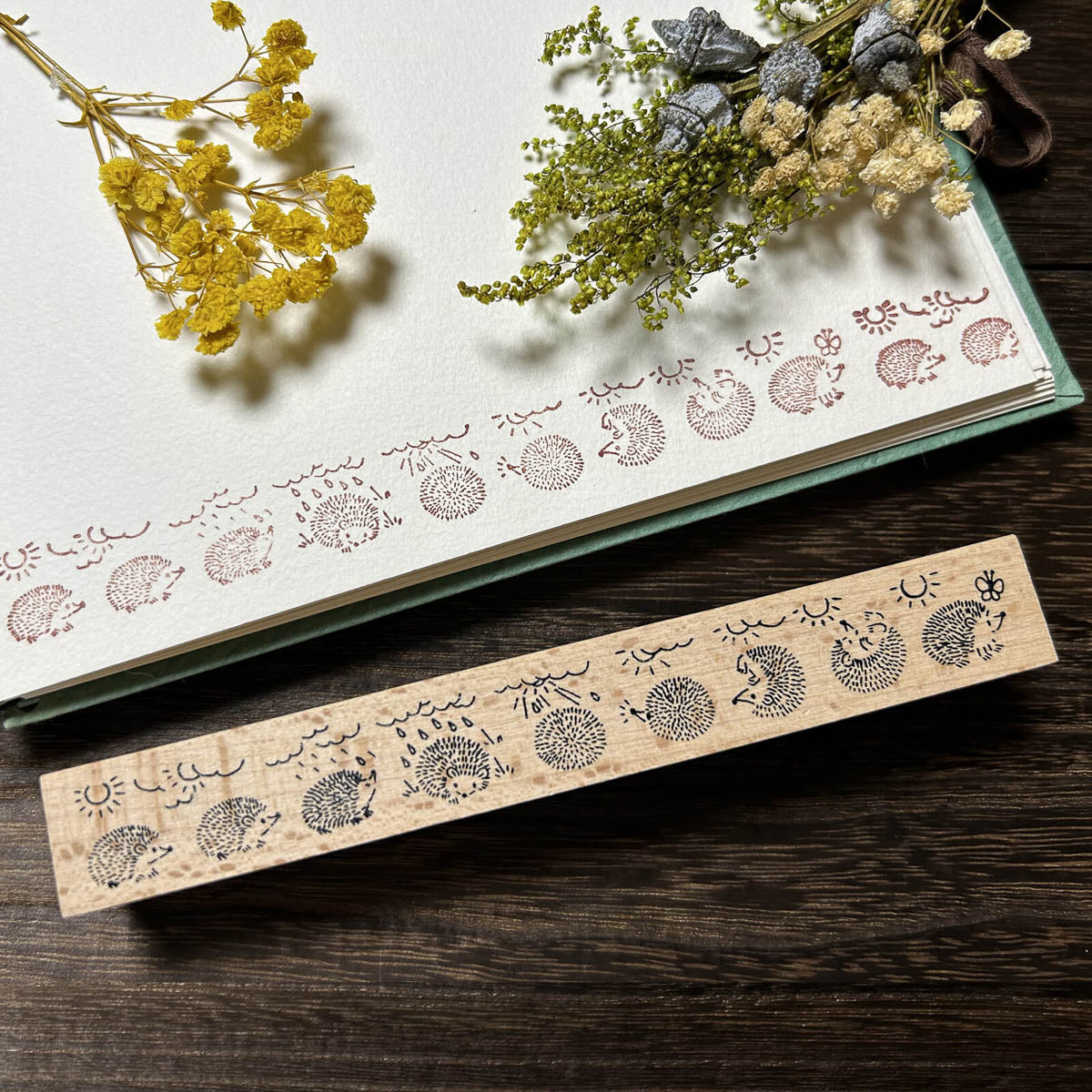 Stempel (Gummi) - Line Frame - 2024