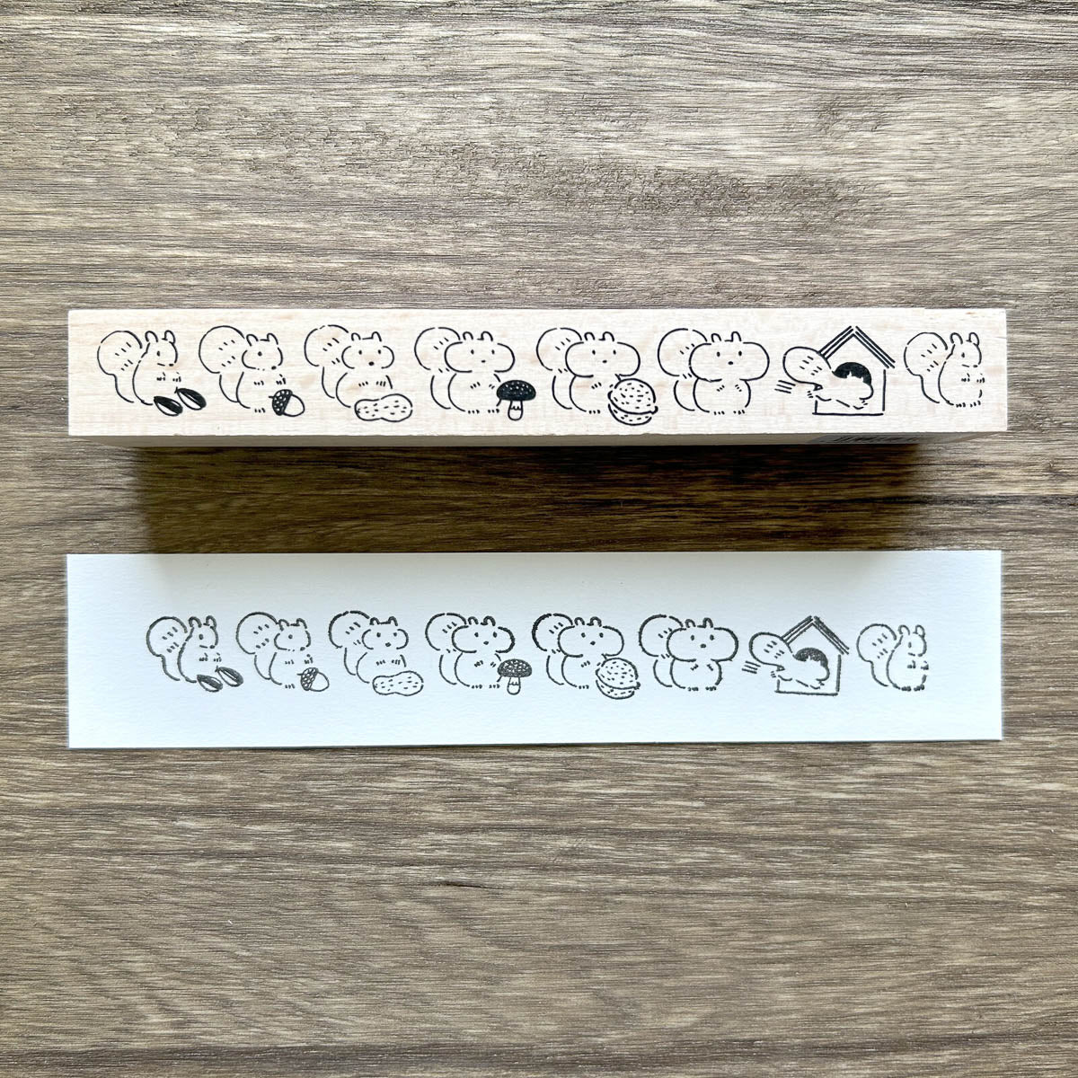 Stempel (Gummi) - Line Frame - 2024
