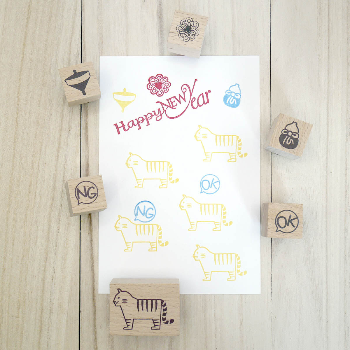 Stempel (Gummi) - Japanese Patterns - 2024