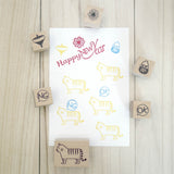 Stempel (Gummi) - Japanese Patterns - 2024