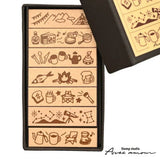 Stempel (Gummi) - Border Stamp - Set