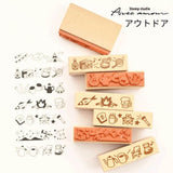 Stempel (Gummi) - Border Stamp - Set