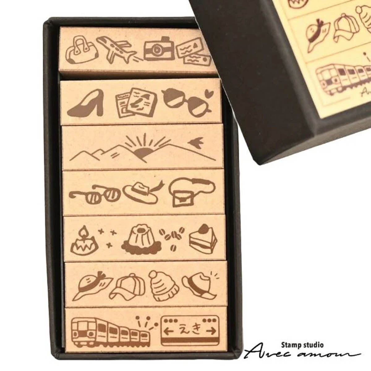 Stempel (Gummi) - Border Stamp - Set