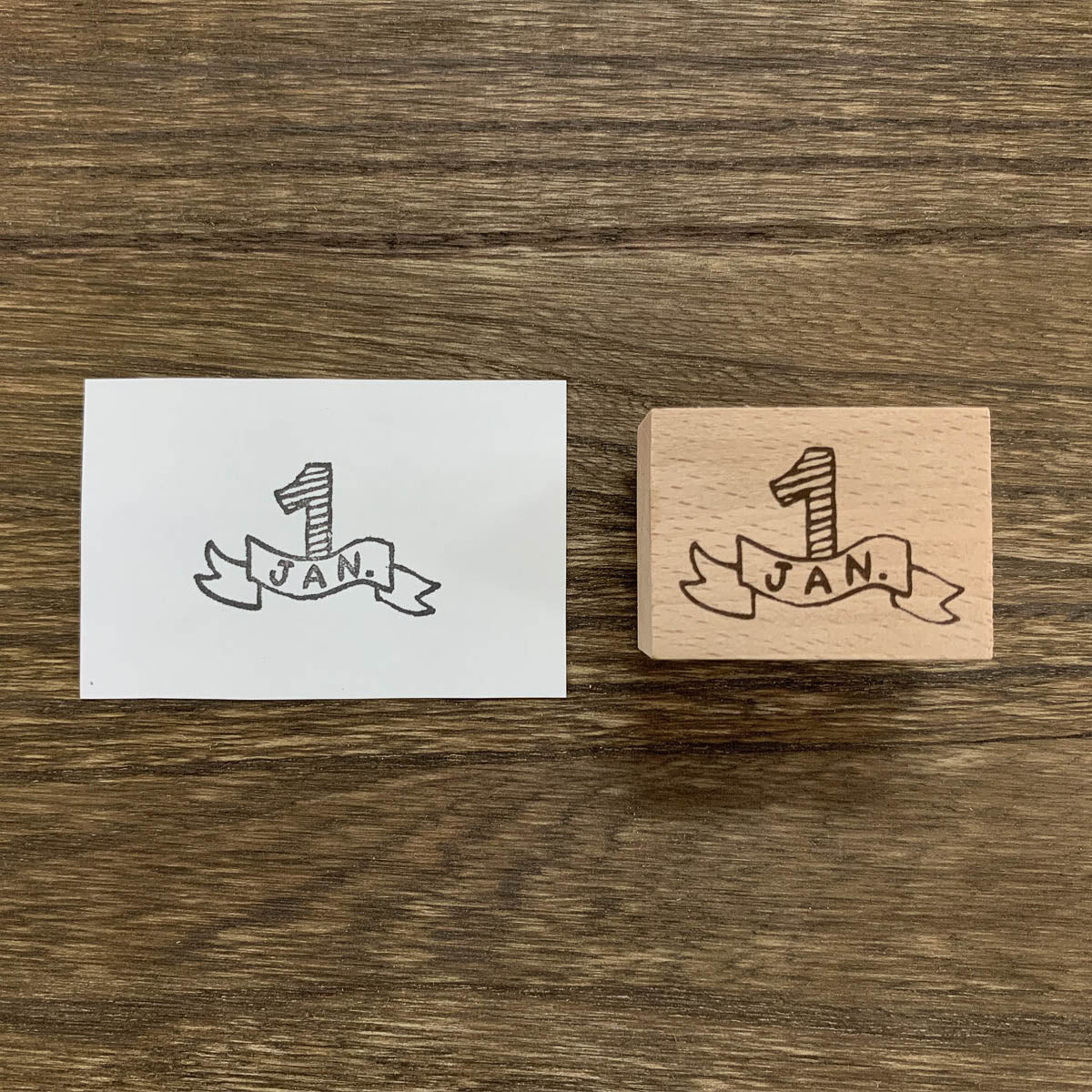 Stempel (Gummi) - Monate