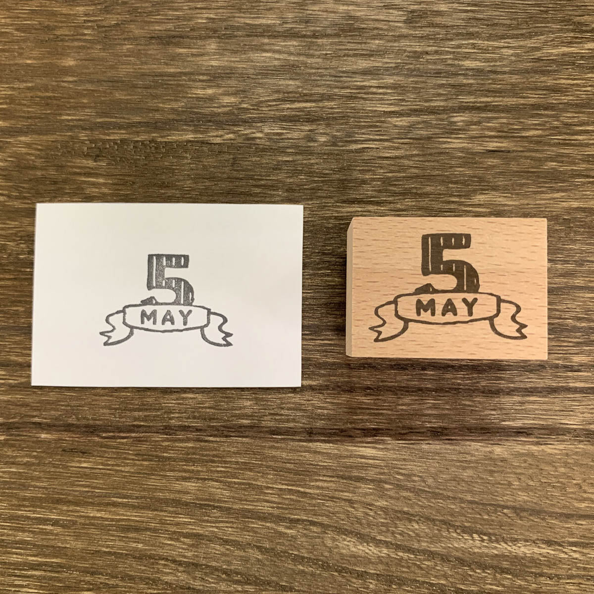 Stempel (Gummi) - Monate