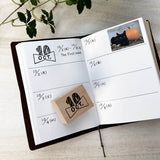 Stempel (Gummi) - Monate