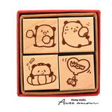 Stempel (Gummi) - Petit Stamp - Set