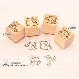 Stempel (Gummi) - Petit Stamp - Set