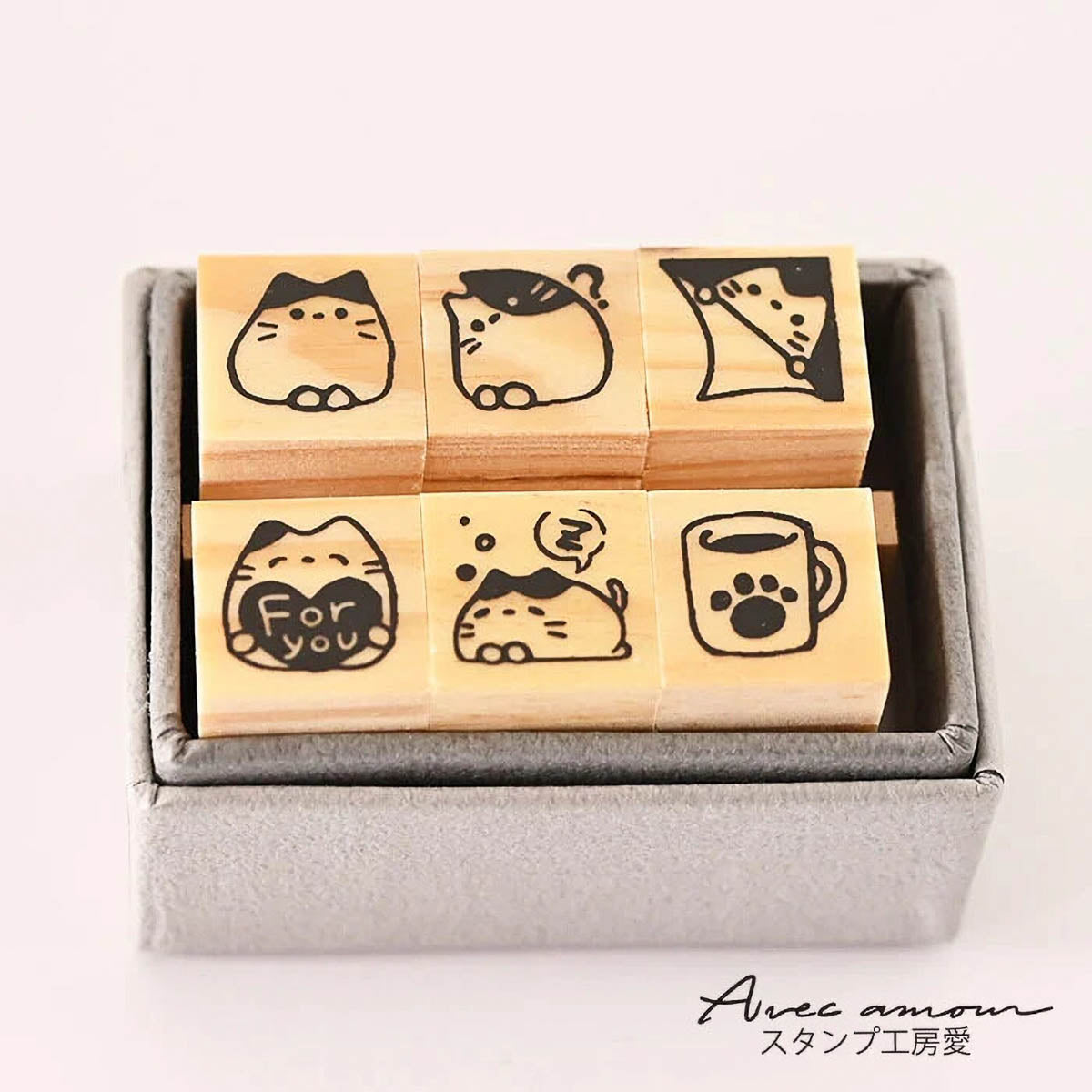 Stempel (Gummi) - Mini Stamp - Set