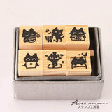 Stempel (Gummi) - Mini Stamp - Set