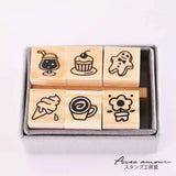 Stempel (Gummi) - Mini Stamp - Set