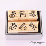 Stempel (Gummi) - Mini Stamp - Set