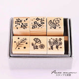 Stempel (Gummi) - Mini Stamp - Set