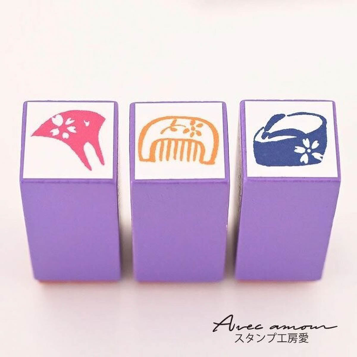 Stempel (Gummi) - Japanese Mini Stamp - Set