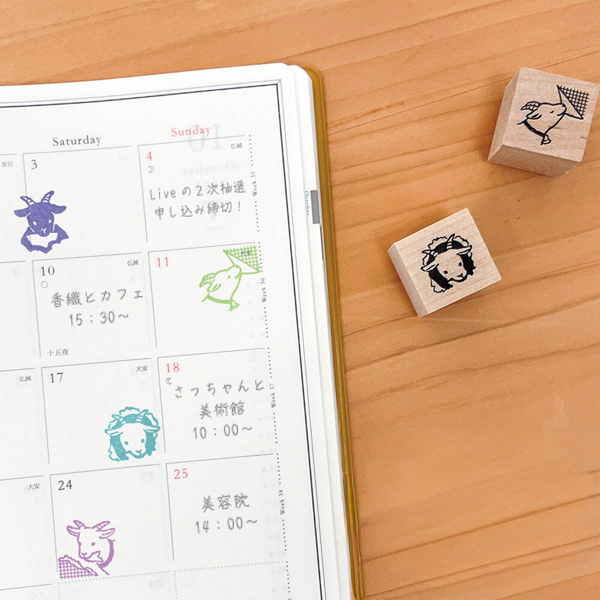 Stempel (Gummi) - Planner Stamp Set