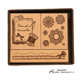 Stempel (Gummi) - Antique Stamp - Set of 3