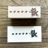 Stempel (Gummi) - Cat Ninja