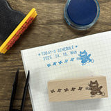 Stempel (Gummi) - Cat Ninja