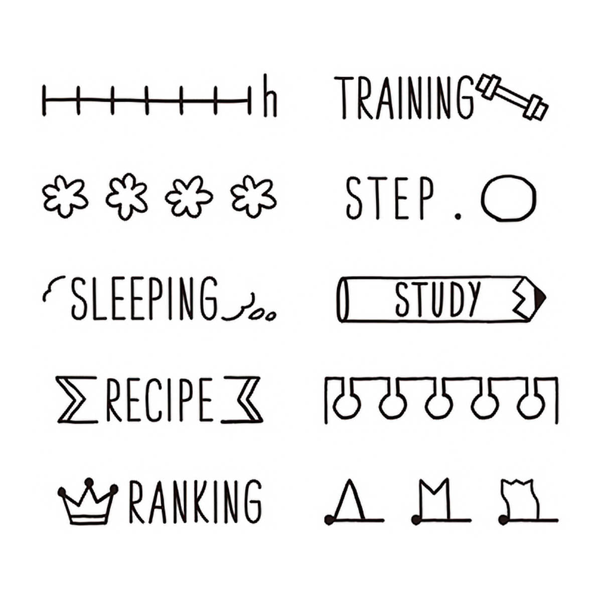 Rotationsstempel - Paintable - Small