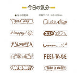 Rotationsstempel - Shachihata - Mini Stamp