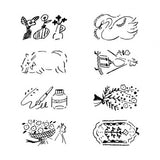 Rotationsstempel - Paintable - Large
