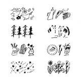 Rotationsstempel - Paintable - Large