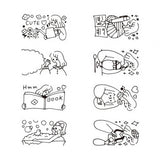 Rotationsstempel - Paintable - Large