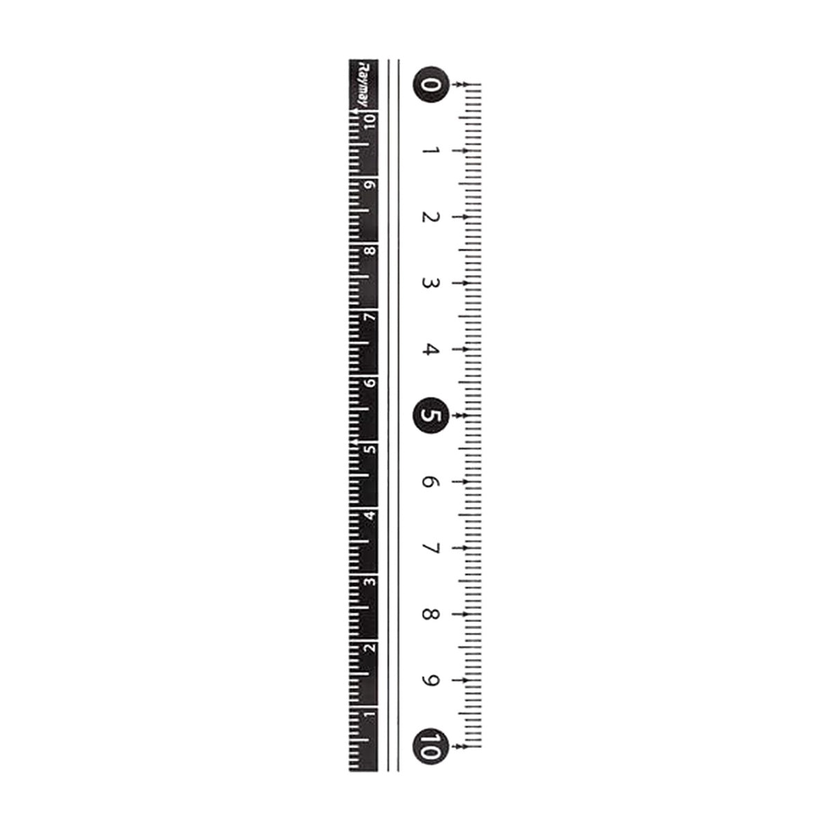Lineal - High Contrast Ruler - 10cm