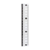 Lineal - High Contrast Ruler - 15cm