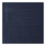 Sashiko-Tuch - hidamari - 10 x 10 cm (4 Stück)