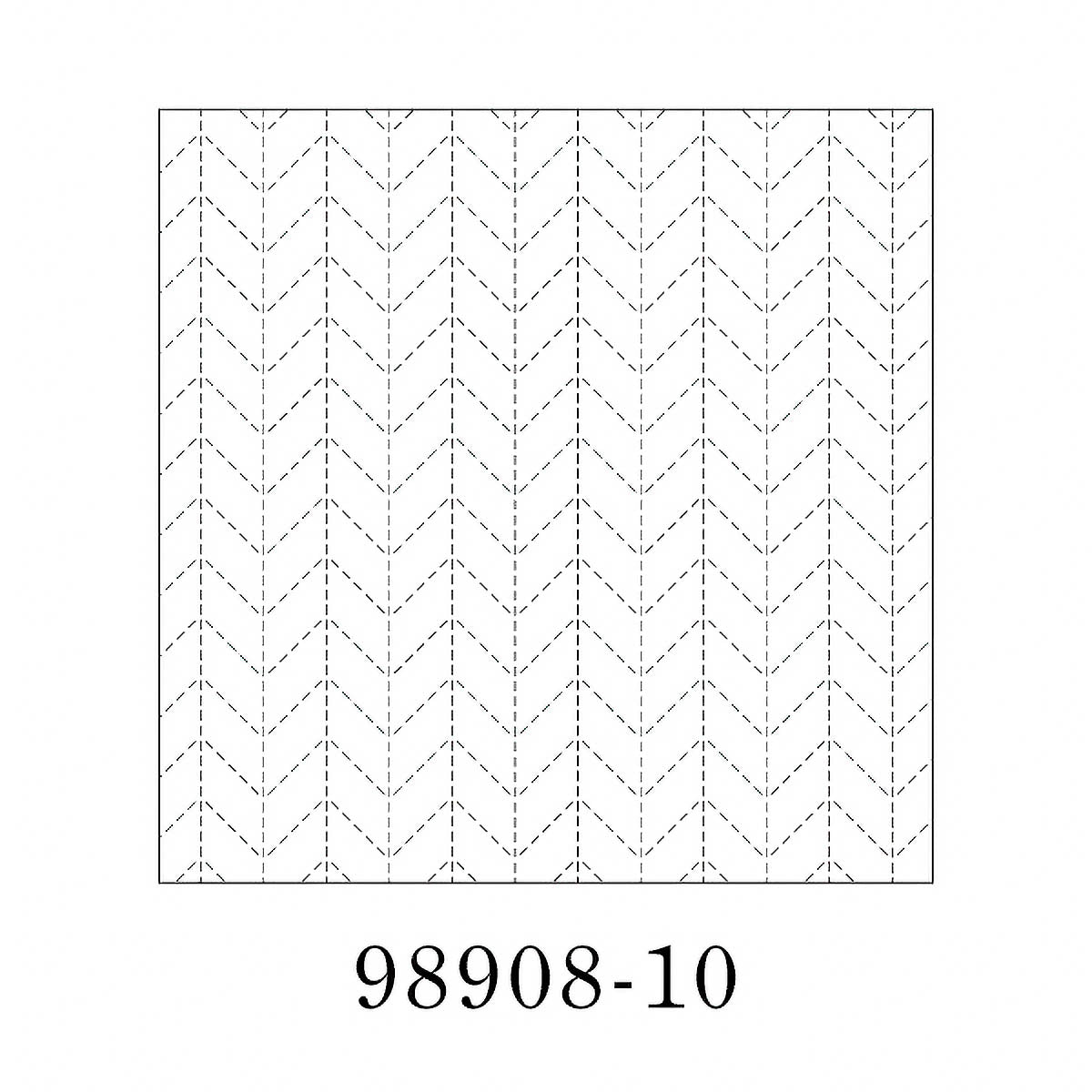 Sashiko-Tuch - COSMO - hidamari - 32 x 32 cm - Herringbone