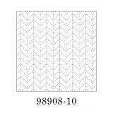 Sashiko-Tuch - COSMO - hidamari - 32 x 32 cm - Herringbone