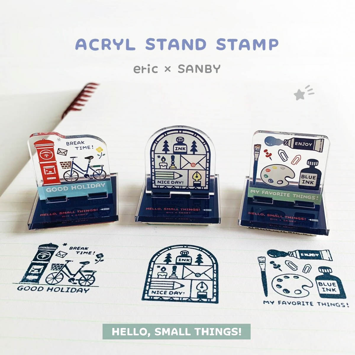 Selbstfärbender Stempel - Sanby - Eric - Acryl Stand - 2nd Edition