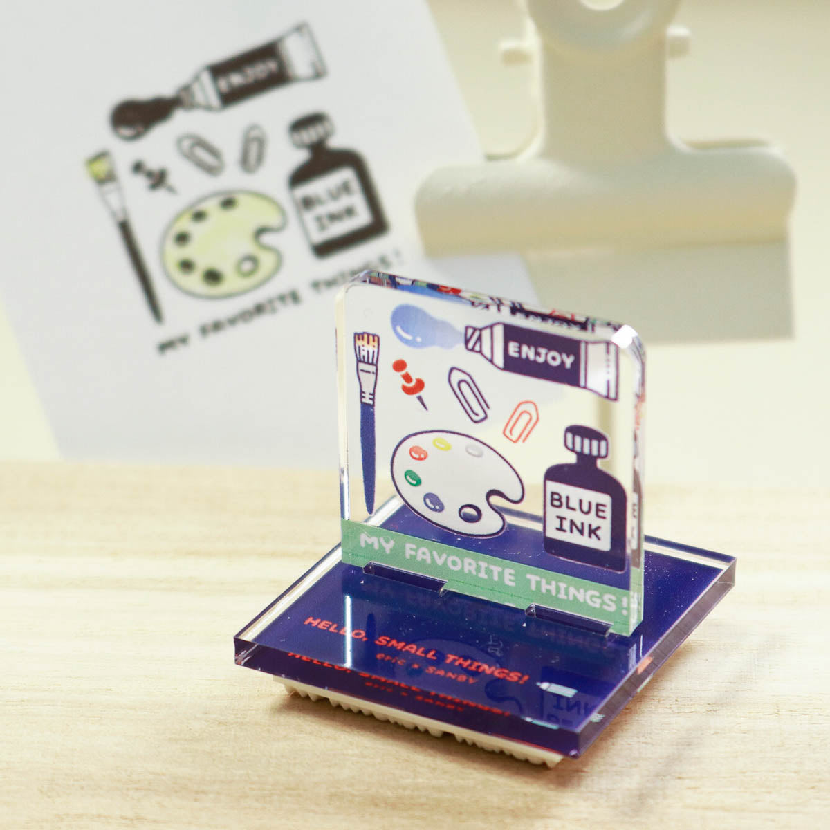 Selbstfärbender Stempel - Sanby - Eric - Acryl Stand - 2nd Edition