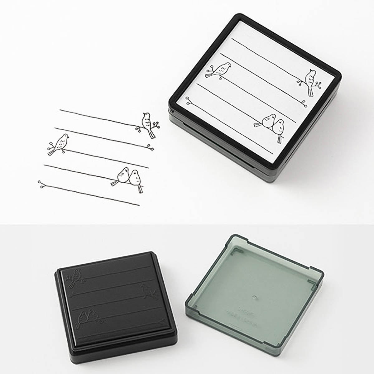 Selbstfärbender Stempel - Paintable - Pre-Inked - Square