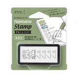 Selbstfärbender Stempel - Paintable - Pre-Inked - Half Size