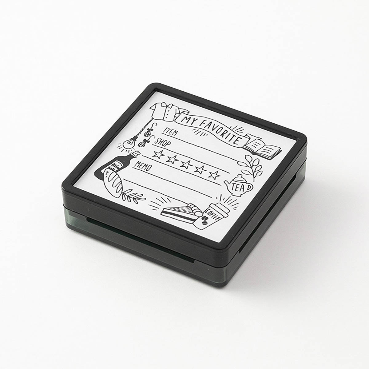 Selbstfärbender Stempel - Paintable - Pre-Inked - Square