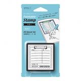 Selbstfärbender Stempel - Paintable - Pre-Inked - Square