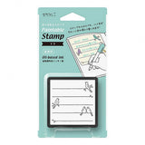 Selbstfärbender Stempel - Paintable - Pre-Inked - Square