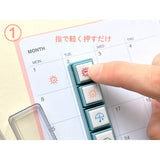 Selbstfärbender Stempel - Click and Pick! - Serie 1