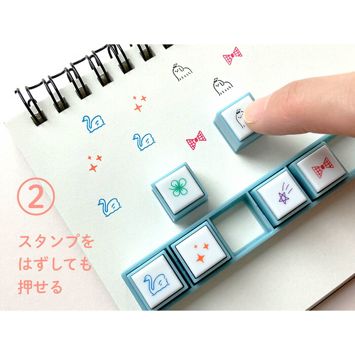 Selbstfärbender Stempel - Click and Pick! - Serie 1