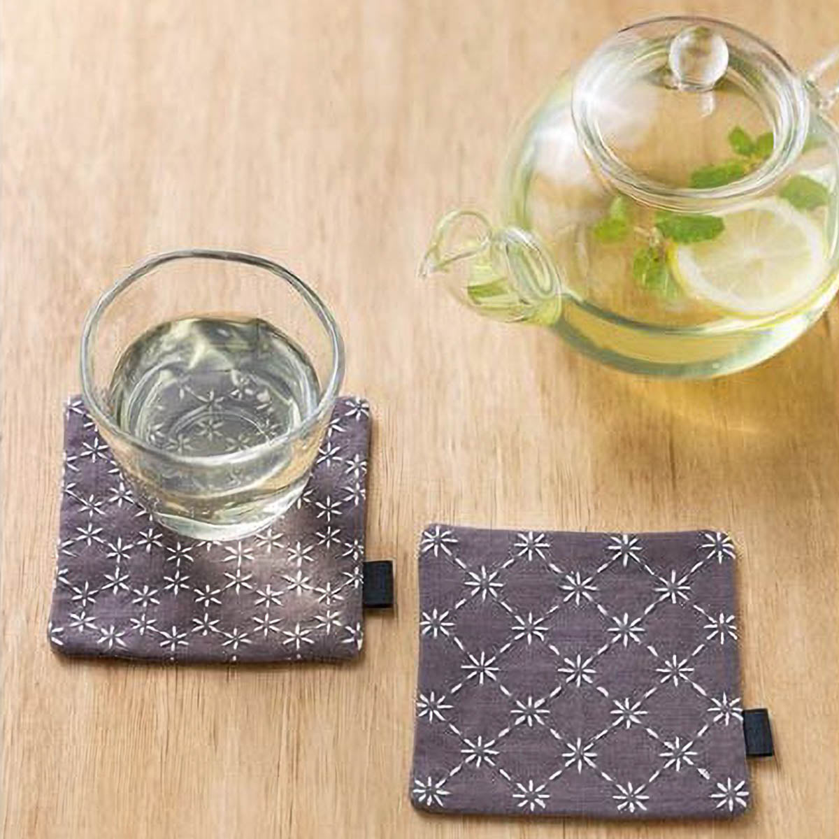 Sashiko-Set - hidamari - Sashiko Coaster Kit