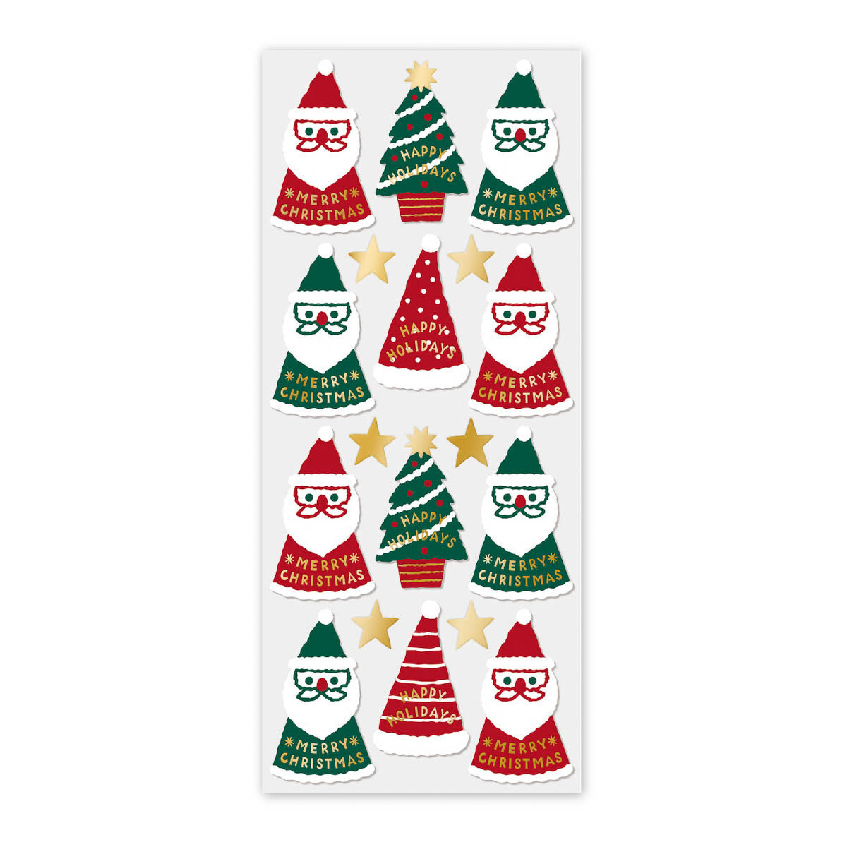 Siegelsticker - Geschenk-Aufkleber - Merry Christmas