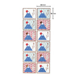 Siegelsticker - Geschenk-Aufkleber - Japanese Pattern