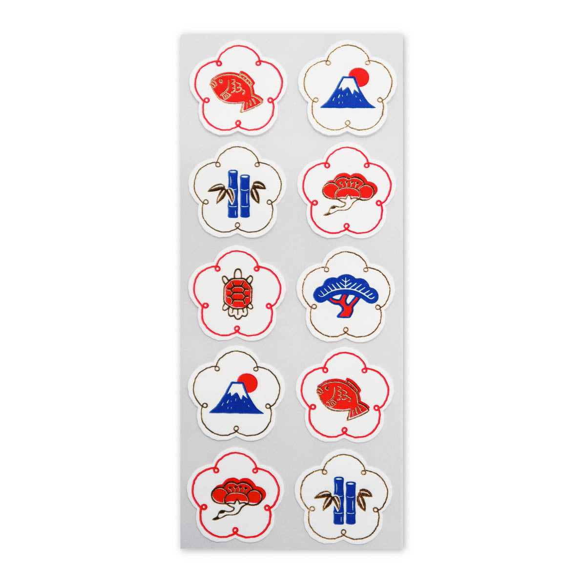 Siegelsticker - Geschenk-Aufkleber - Japanese Pattern