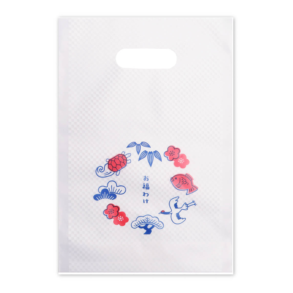 Plastiktüte - Geschenktüte - Japanese Patterns - (25x17x6cm) - 10 Stück
